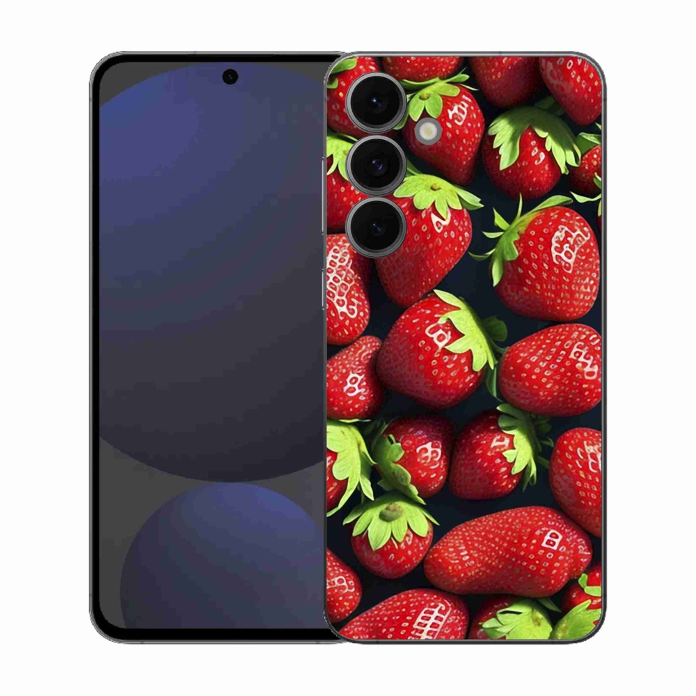 Gél védőhuzat mmCase Samsung Galaxy S25 FE készülékhez - szamóca