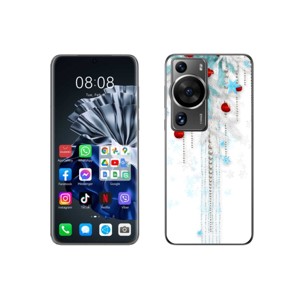 Gél borítás mmCase a Huawei P60 Pro számára - Karácsonyi dekoráció