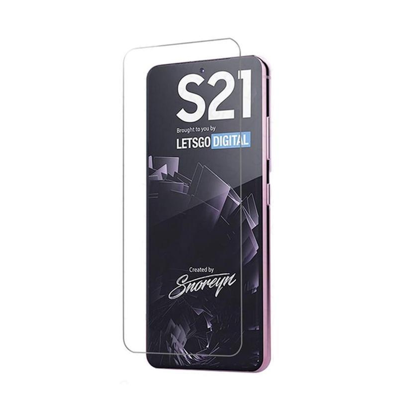 Edzett üveg Samsung Galaxy S21 készülékhez - nem támogatja az ujjlenyomat-feloldást