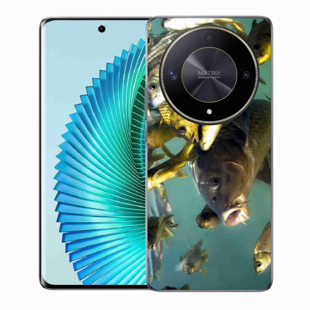 Gél tok mmCase a Honor Magic 6 Lite 5G számára - halak iskolája