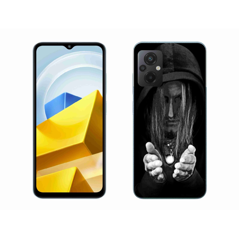 Gél borító mmCase a Xiaomi Poco M5 4G-hez - titokzatos személy
