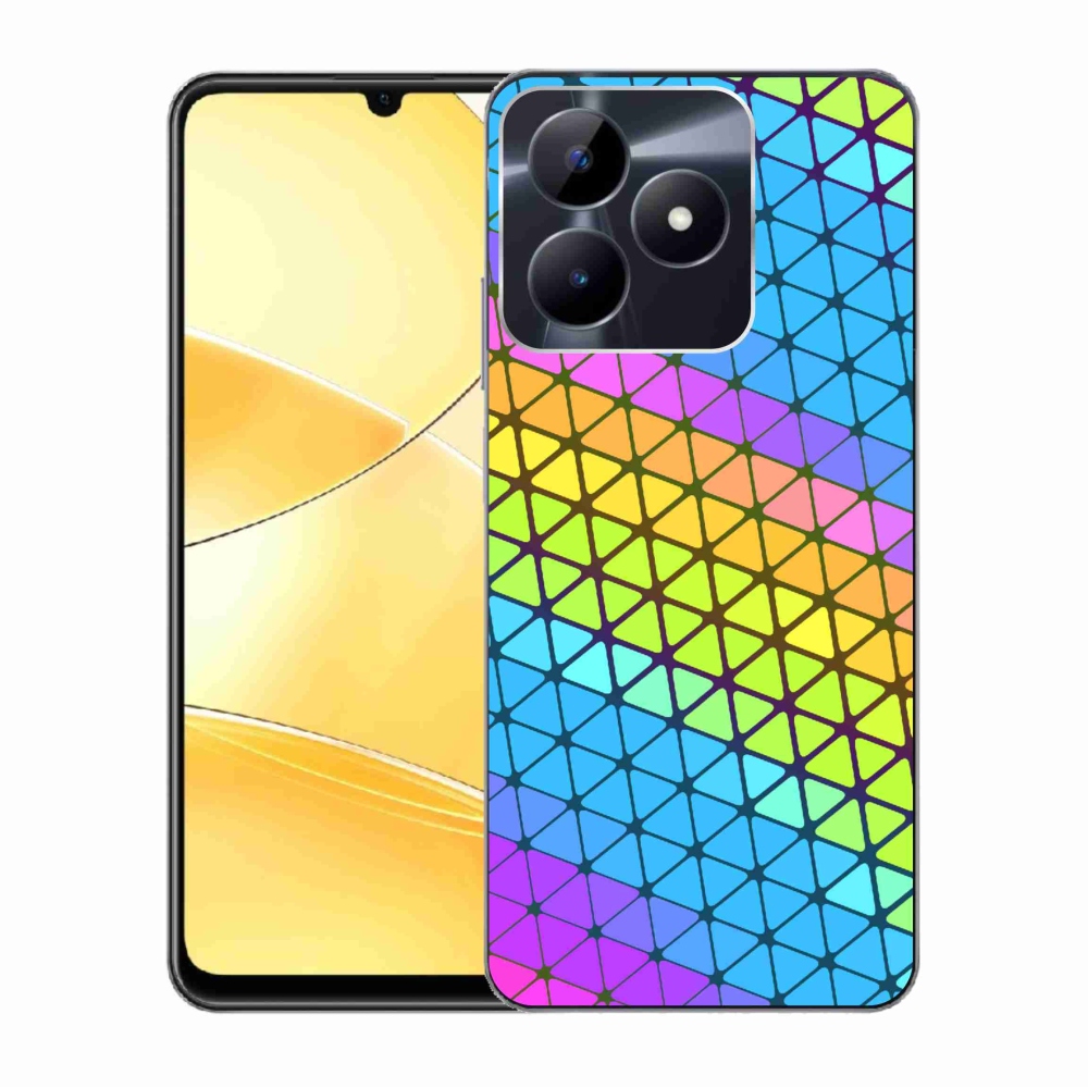 Zselés borító mmCase a Realme C51/C53 készülékhez - absztrakt motívum 16