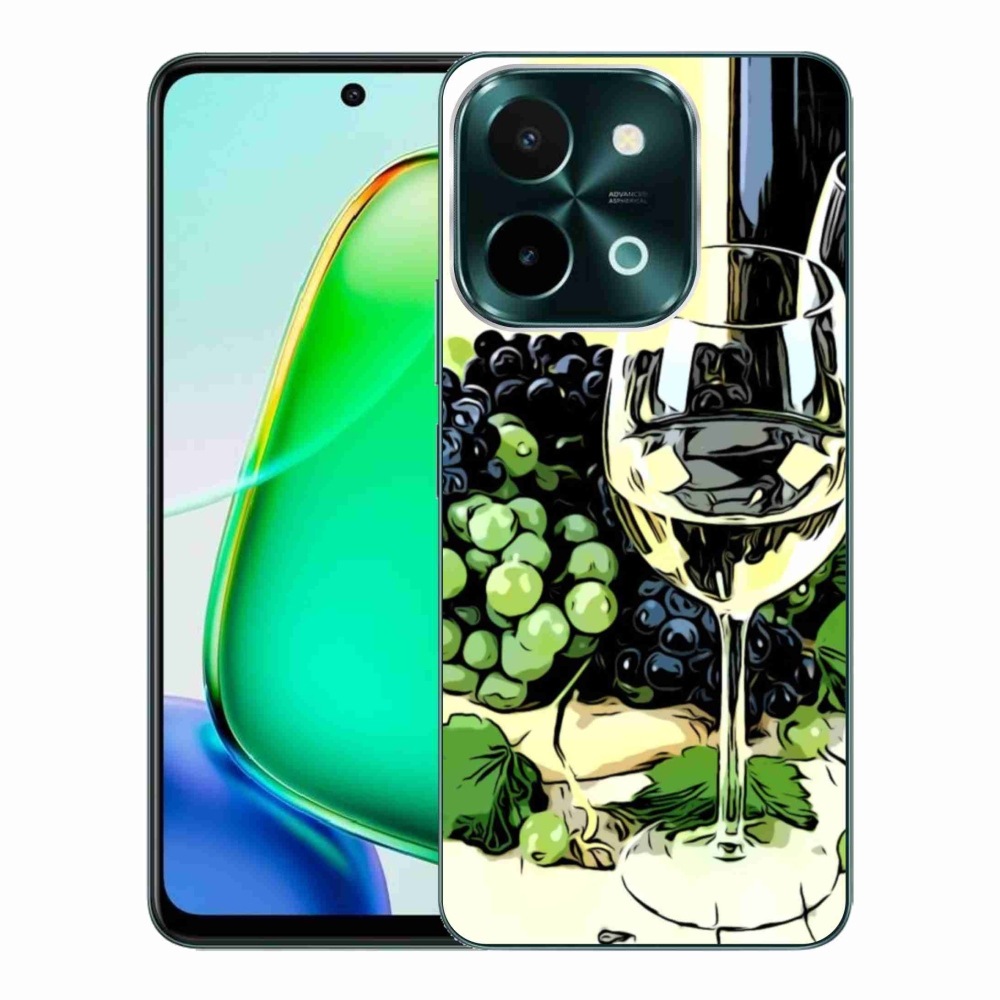 Zselés borítás mmCase a Vivo Y28-hoz - borospohár