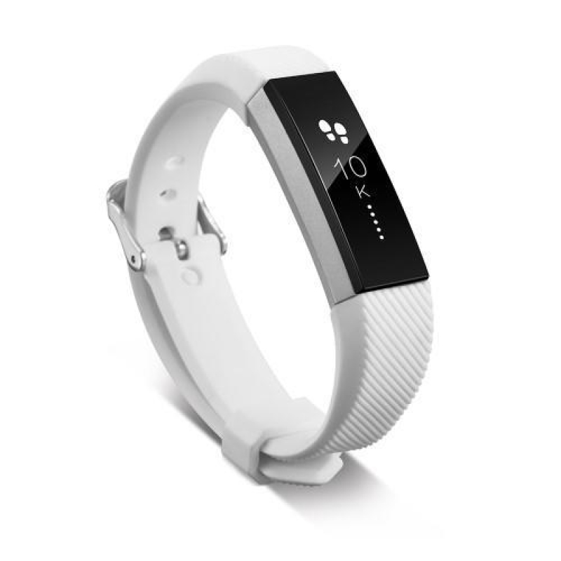 Twill szilikon pánt Fitbit Alta készülékhez - fehér