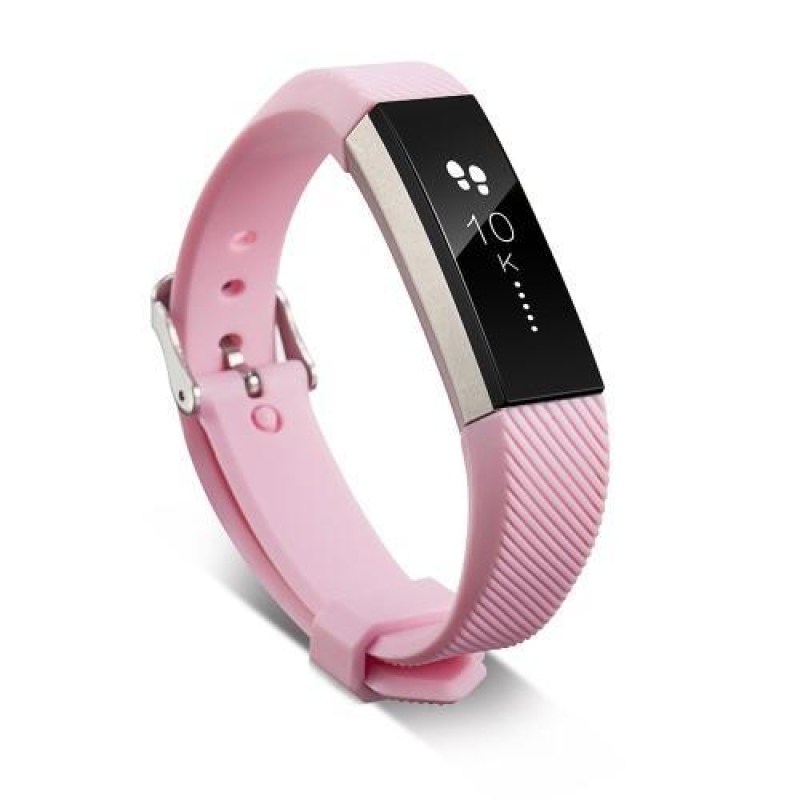 Twill szilikon pánt Fitbit Alta készülékhez - rózsaszín