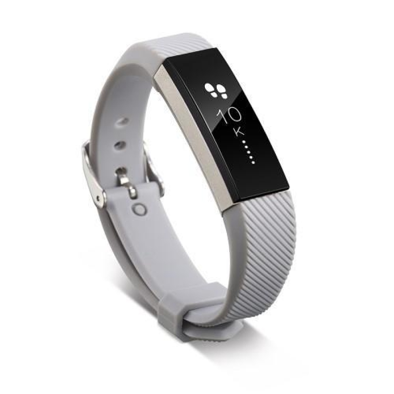 Twill szilikon pánt Fitbit Alta készülékhez - szürke