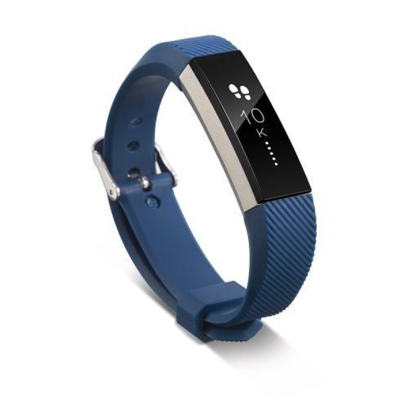 Twill szilikon pánt Fitbit Alta készülékhez - sötétkék