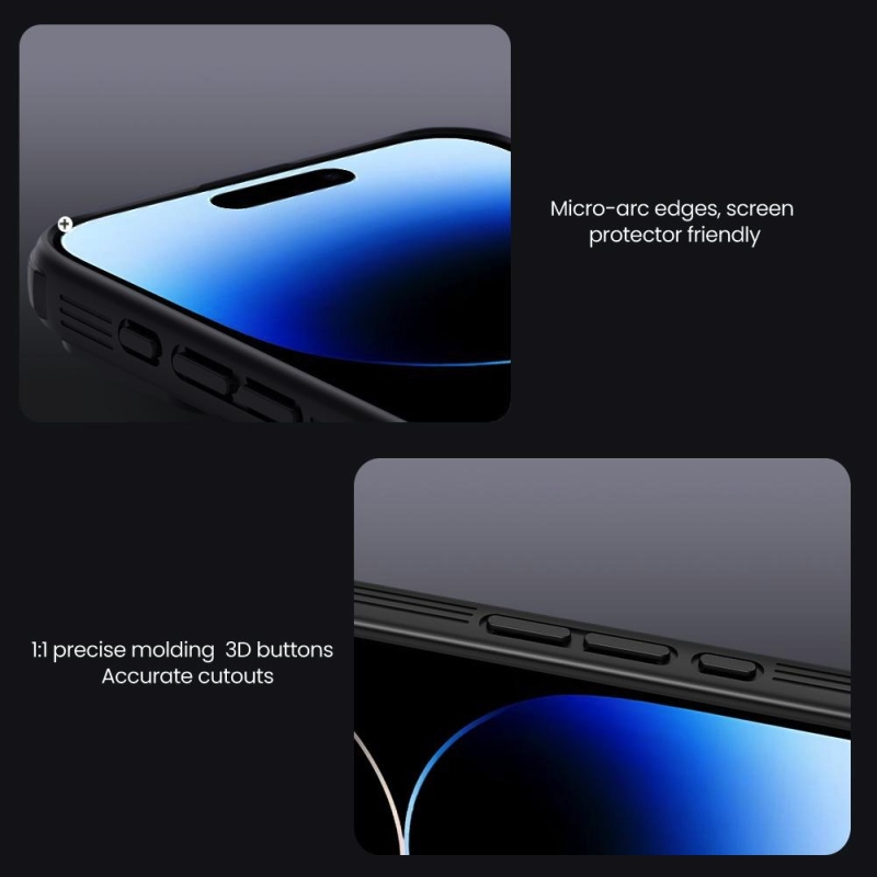 Nillkin CamShield PRO mágneses hátlap Apple iPhone 16 Pro készülékhez Kék