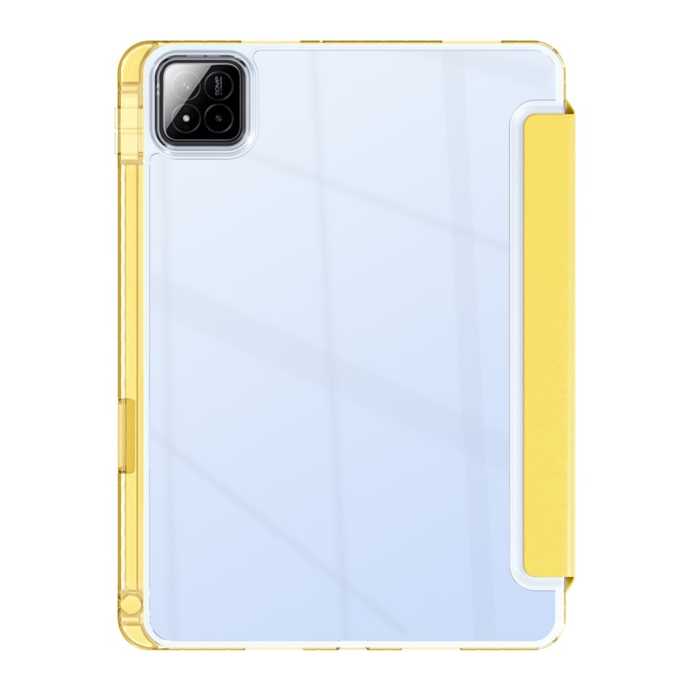 Origami intelligens pozicionáló tok Xiaomi Pad 7/7 Pro táblagéphez - sárga