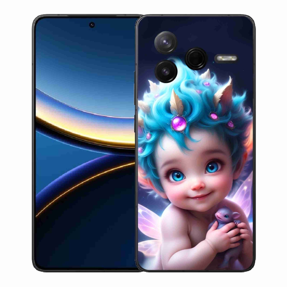 Gél borítás mmCase a Xiaomi Poco F7 Pro számára - baba pillangószárnyakkal