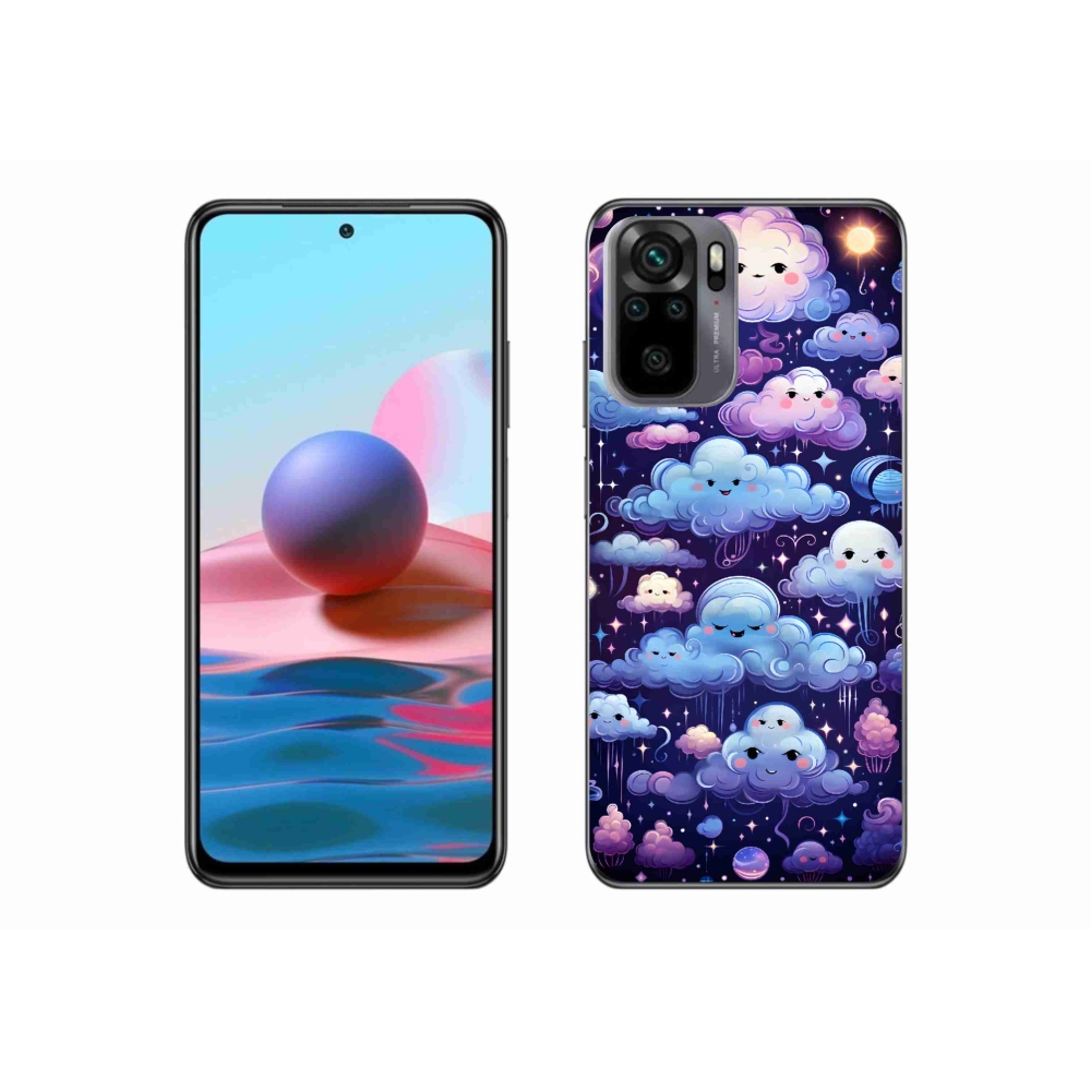 Gél borítás mmCase a Xiaomi Poco M5s készülékhez - felhők