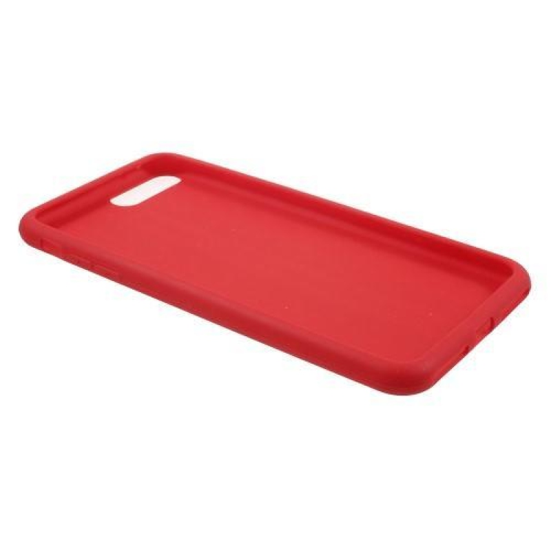 Gél gumiabroncs tok iPhone 8 Plus és iPhone 7 Plus készülékhez - piros színben