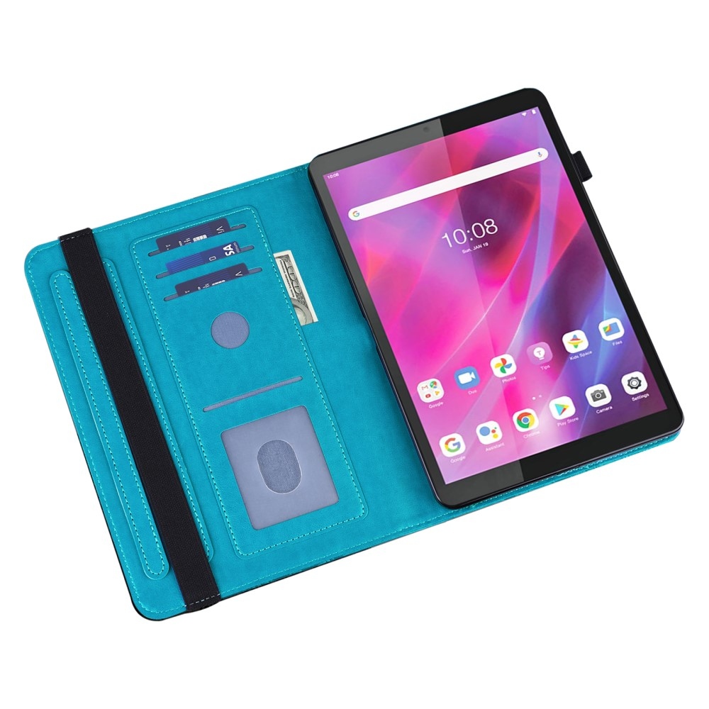 Virágos tok Lenovo Tab M8 4. generációs (2024) Lenovo Tab M8 4. generációs (2024) - kék