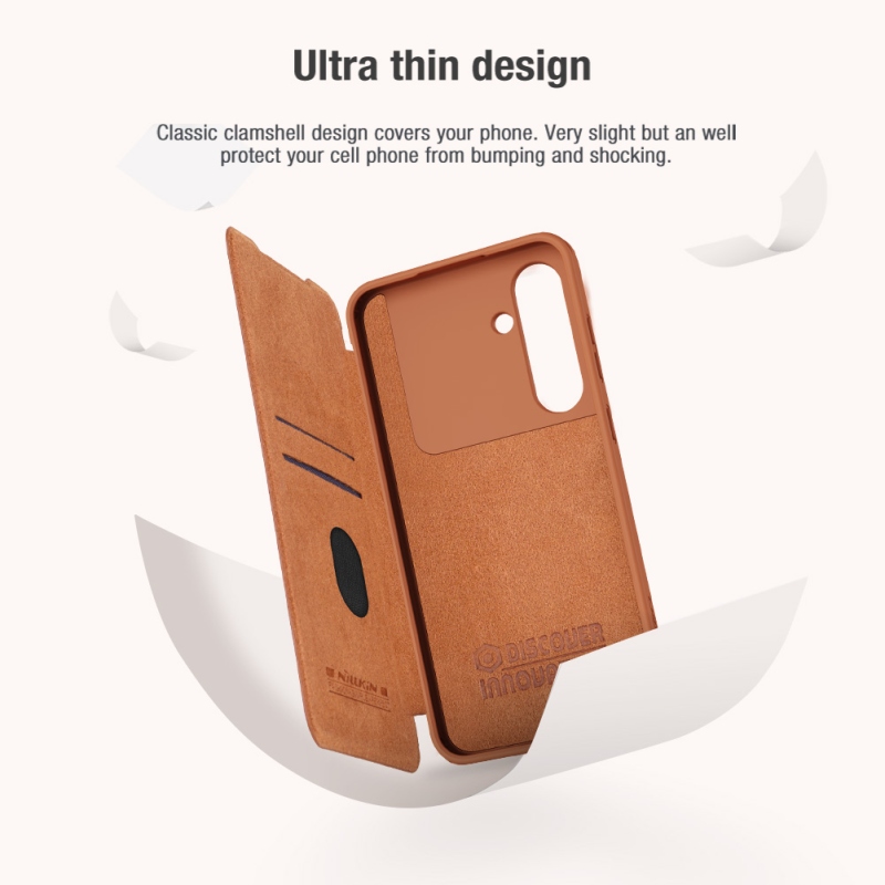 Nillkin Qin Book PRO tok Samsung Galaxy S24 FE fekete