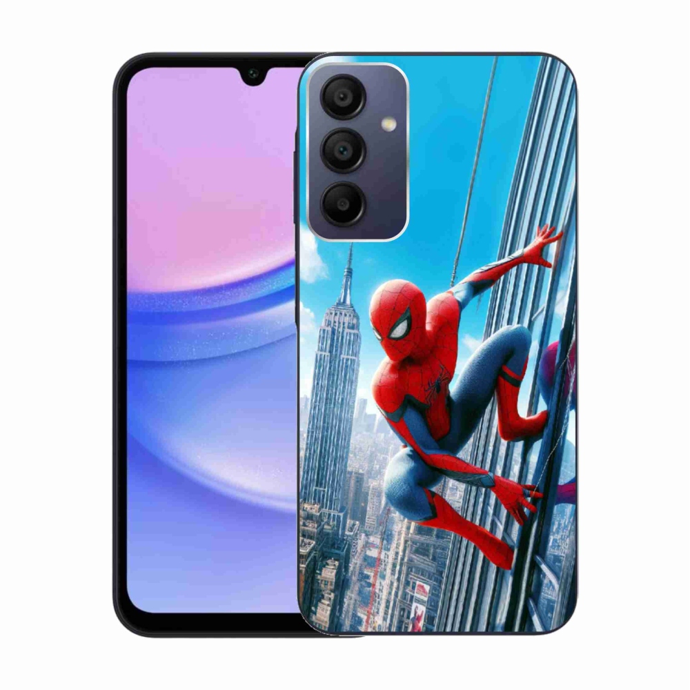Gél borítás mmCase Samsung Galaxy A15 4G/5G - pókemberhez