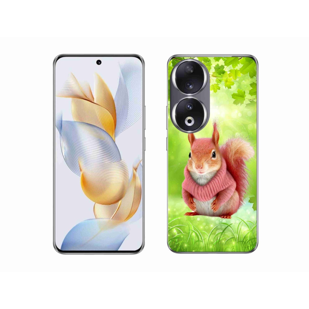 Zselés borítás mmCase a Honor 90-hez - mókus pulóverben