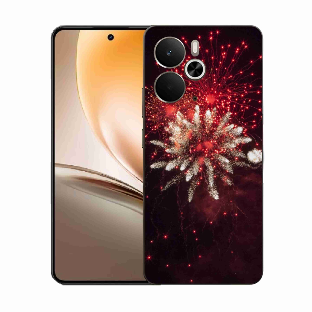 Gél borítás mmCase a Realme 14 5G-hez - tűzijátékok
