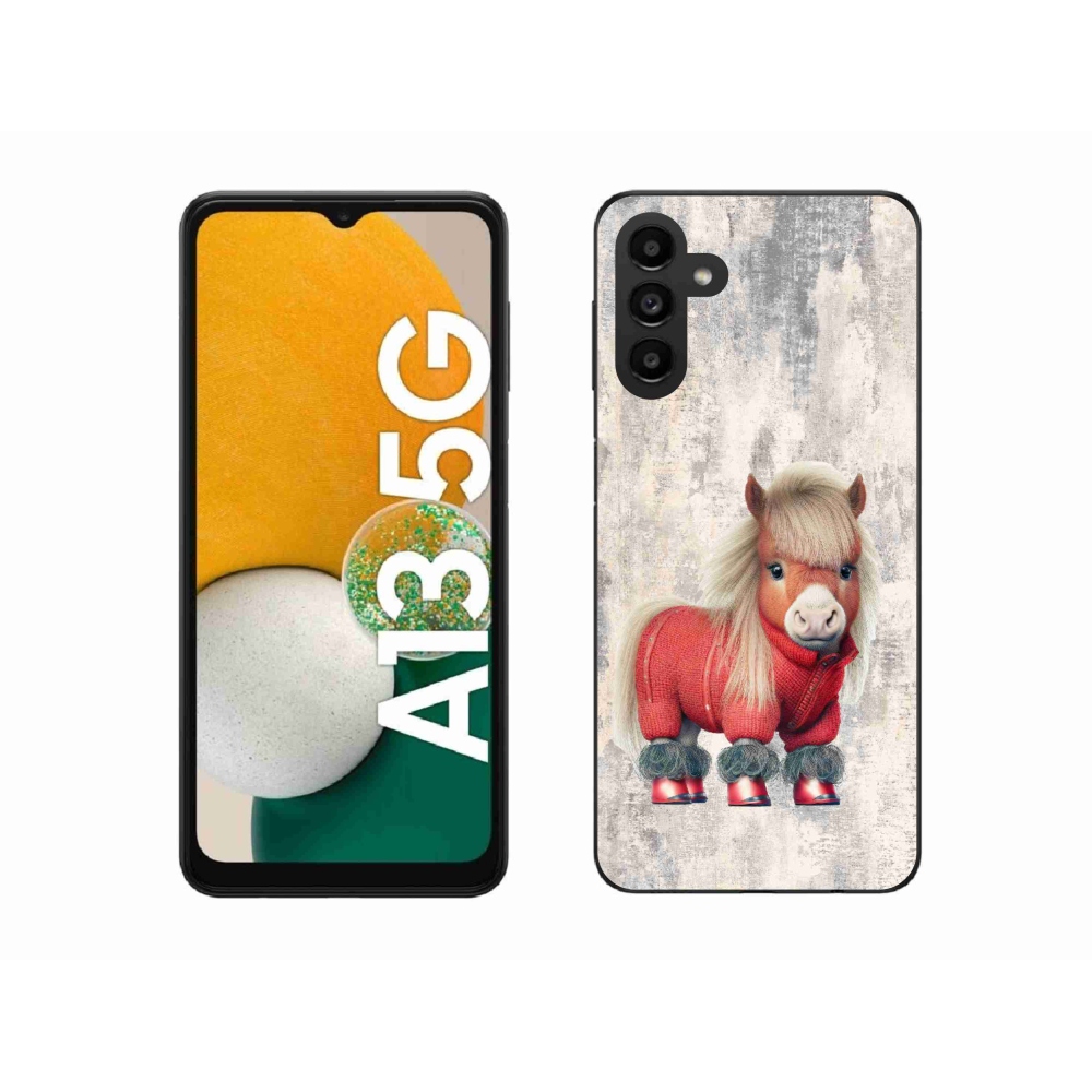 Gél borítás mmCase Samsung Galaxy A13 5G - póni pulóverben