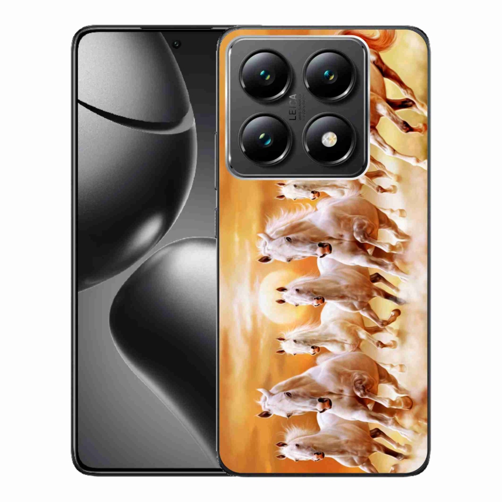 Zselés borítás mmCase a Xiaomi 14T Pro - lovakhoz 2