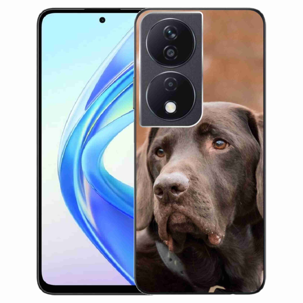 Gél tok mmCase a Honor X7b/Honor 90 Smart készülékhez - barna labrador színben