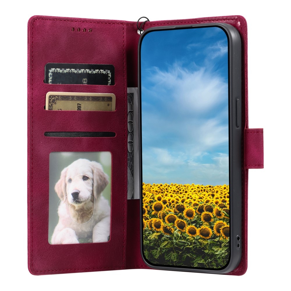 Mandalák könyv tok Xiaomi Redmi Note 14 - rózsa