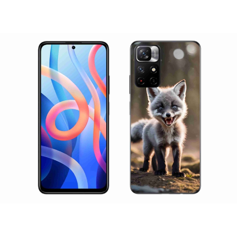 Gél borító mmCase a Xiaomi Redmi Note 11S 5G-hez - angry fox