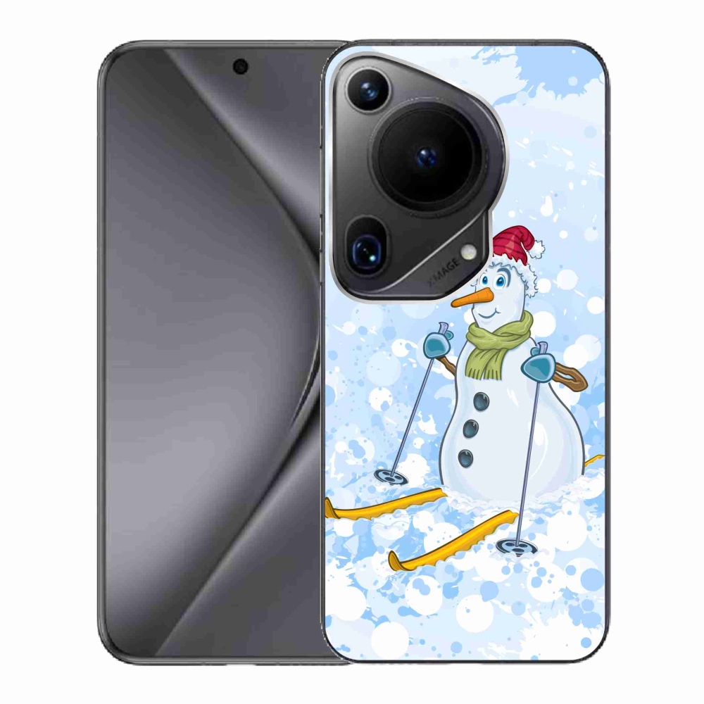 Gél borítás mmCase a Huawei Pura 70 Ultra készülékhez - hóember