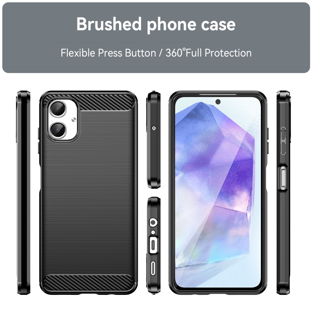 Szénálló zselés tok Samsung Galaxy A06 4G készülékhez - fekete