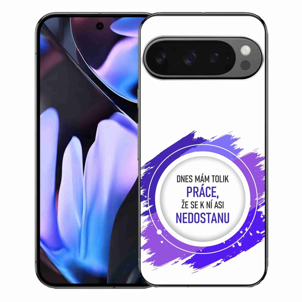 Gél borítás mmCase a Google Pixel 9 Pro XL-hez - vicces szöveg 6 fehér háttér