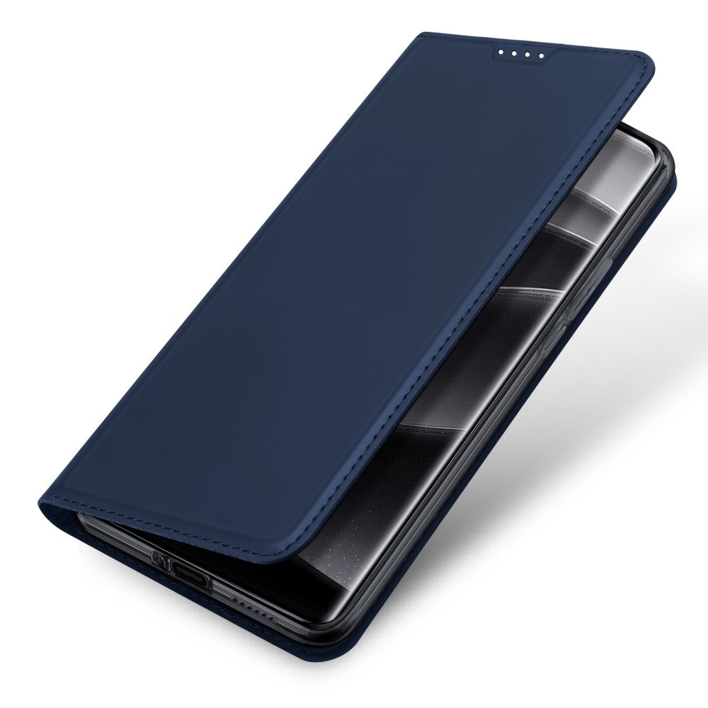 DUX könyvtáska Xiaomi Redmi Note 14 Pro 5G/Poco X7 5G - sötétkék