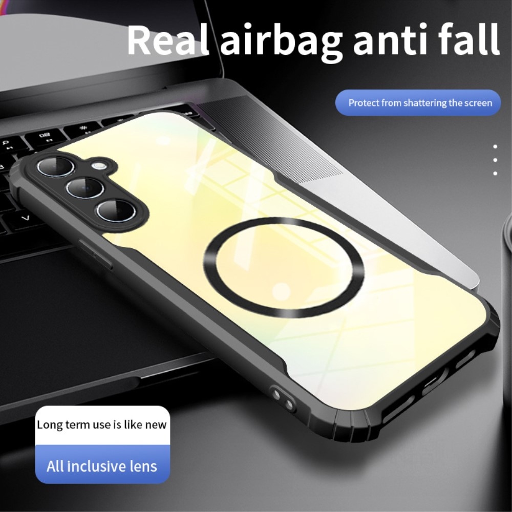 Tartós védőburkolat MagSafe támogatással Samsung Galaxy A56 5G készülékhez - fekete