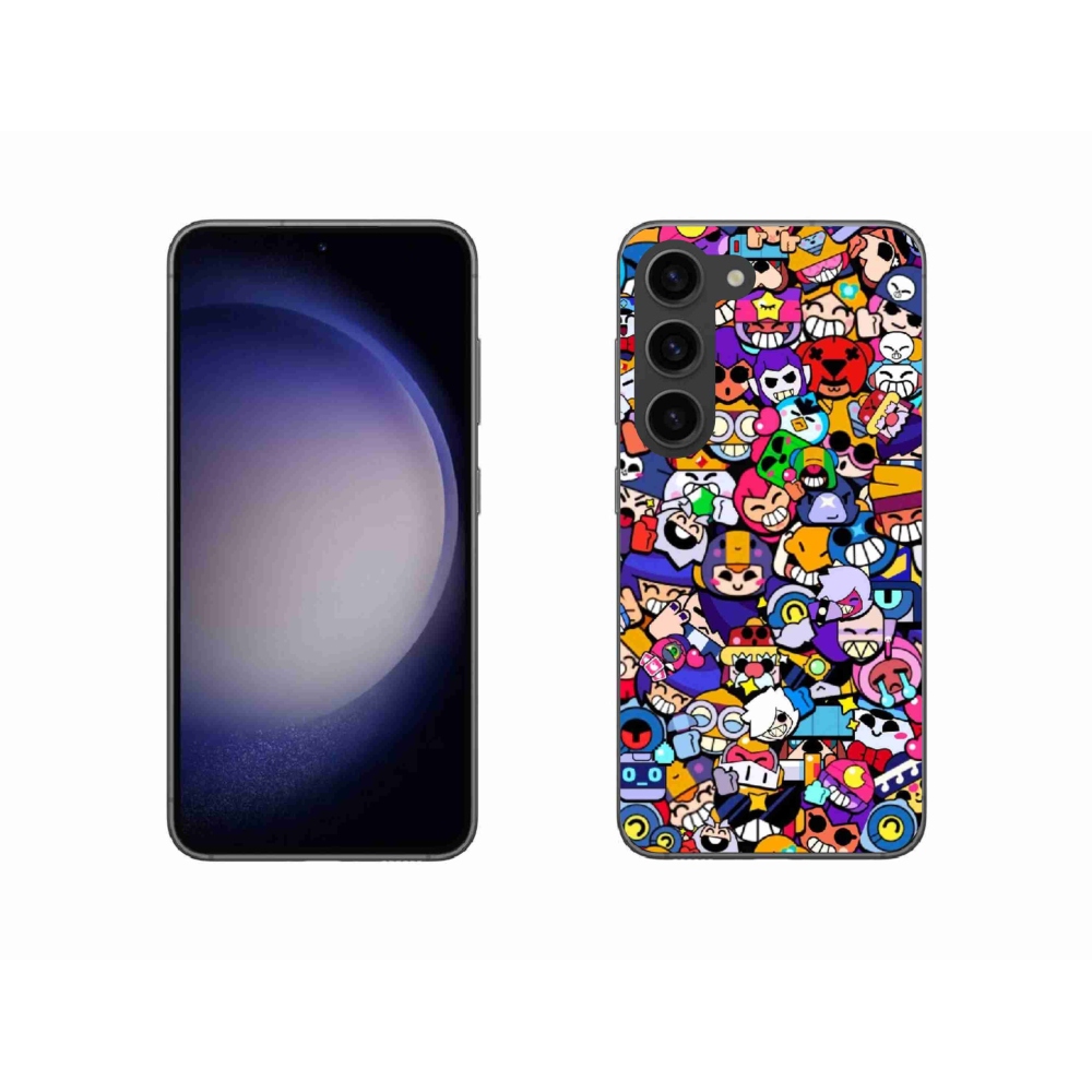 Gél borítás mmCase Samsung Galaxy S23 5G - verekedés csillagok 2