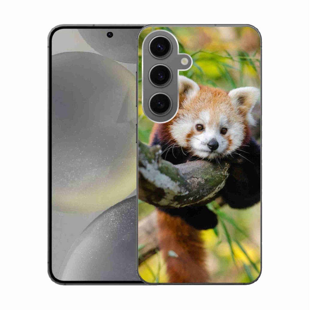 Zselés borítás mmCase Samsung Galaxy S24 készülékhez - pandavörös