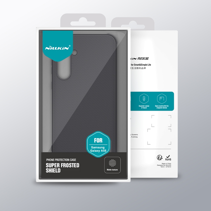 Nillkin Super Frosted PRO hátlap Samsung Galaxy A55 5G Deep Green - Samsung Galaxy A55 5G mélyzöld