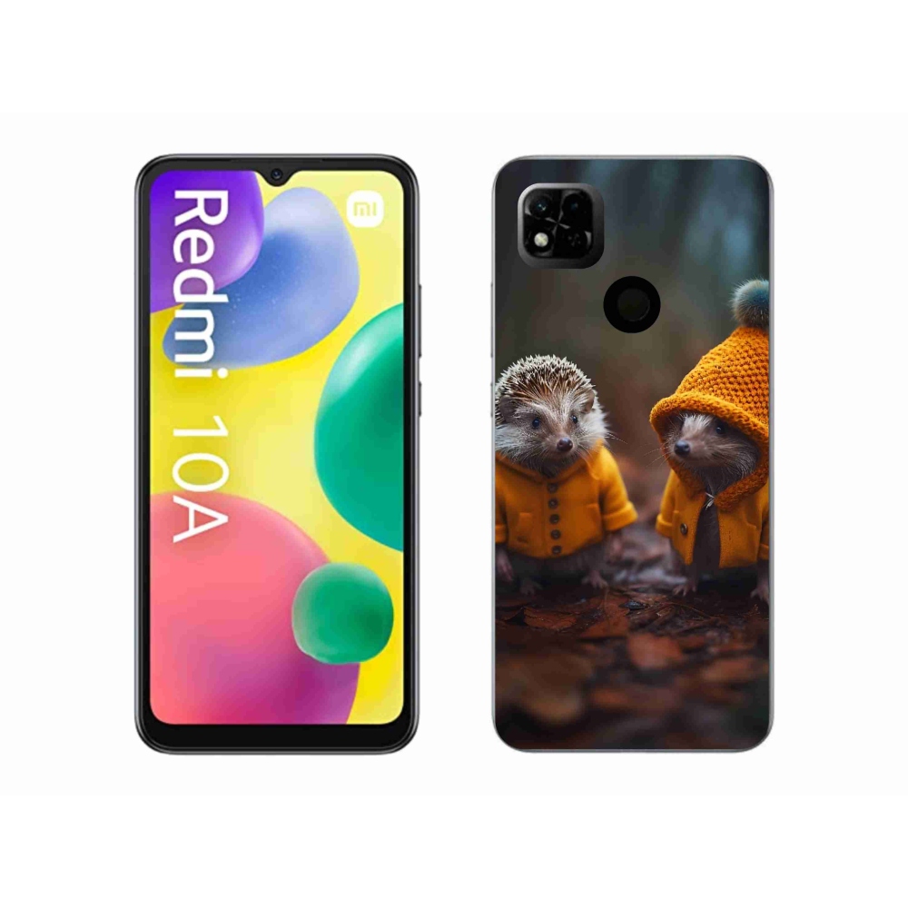 Gél borítás mmCase a Xiaomi Redmi 10A számára - sünök