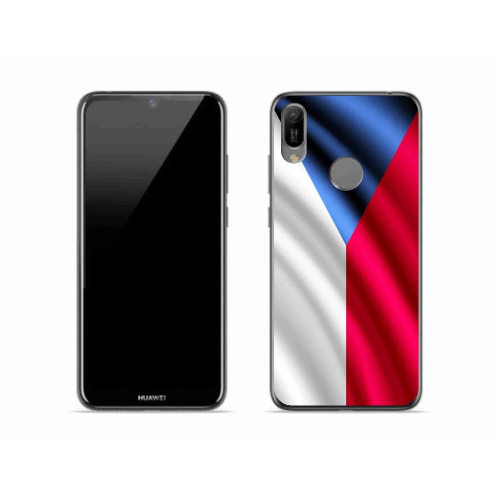 Gél borító mmCase a mobil Huawei Y6 (2019) - cseh zászlóhoz