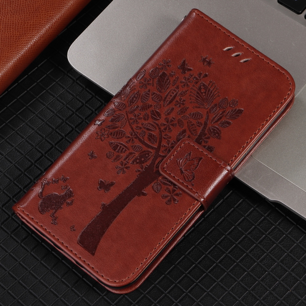 Fák könyve tok Xiaomi Poco F7 5G-hez - barna