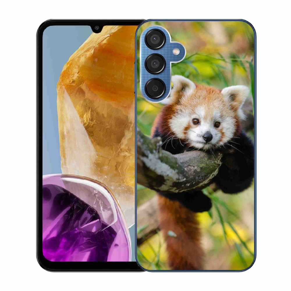 Zselés borítás mmCase Samsung Galaxy M15 5G - pandavörös