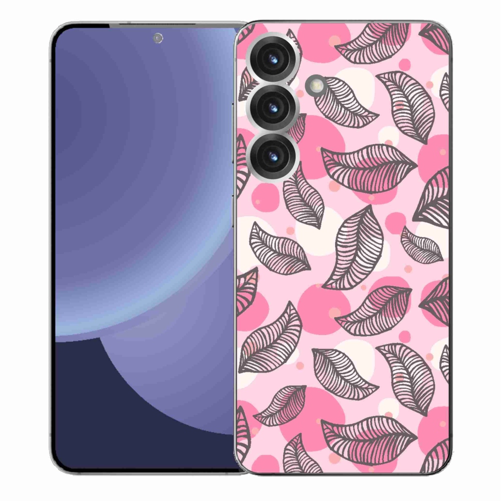 Gél borítás mmCase Samsung Galaxy S25+ készülékhez - rajzfilmes hulló levelek