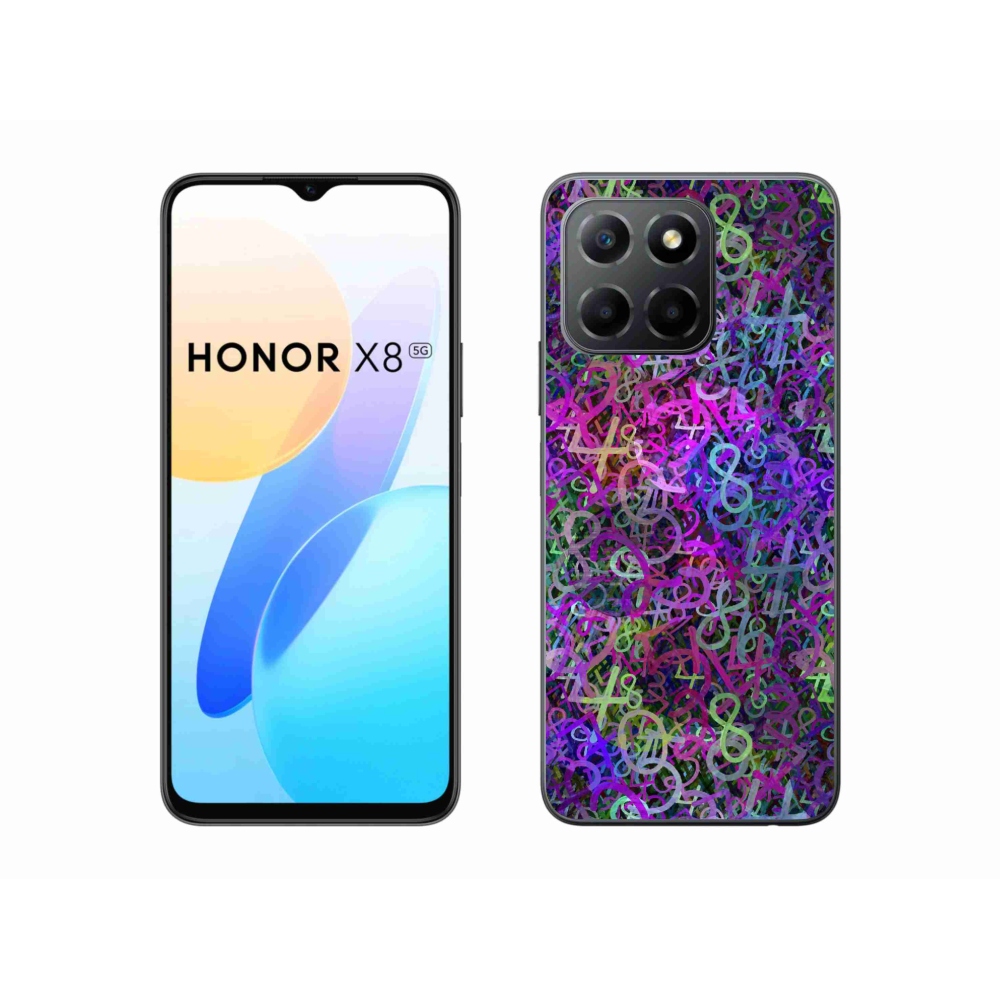 Zselés borítás mmCase a Honor X8 5G számára - absztrakt motívum 25