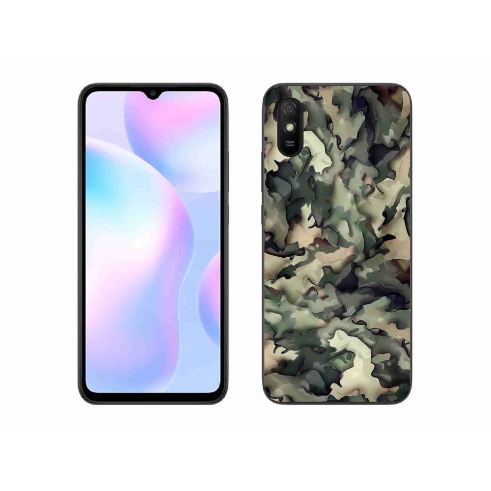 Gél borítás mmCase a Xiaomi Redmi 9A számára - terepszínű minta 9