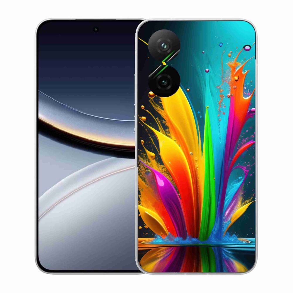 Gél borítás mmCase a Xiaomi Poco F7 5G számára - absztrakt motívum 1