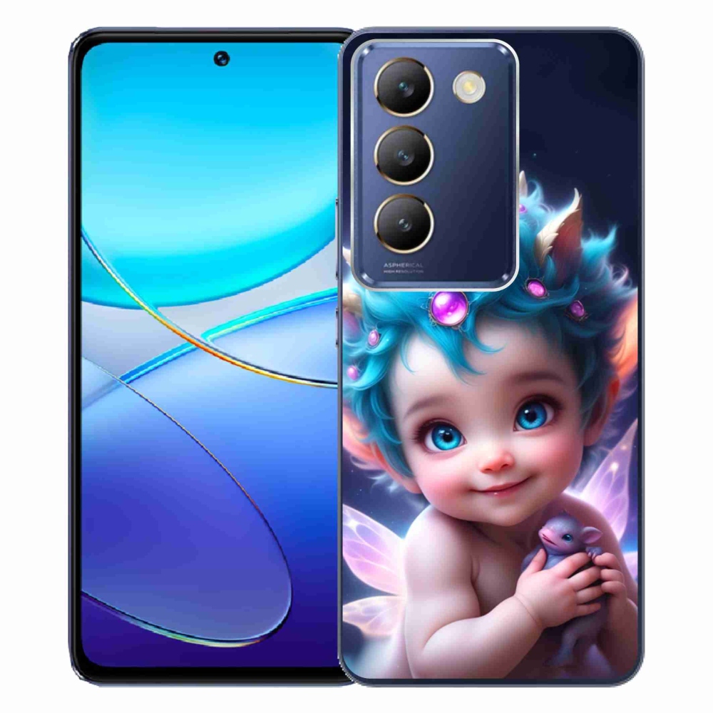 Gélburkolat mmCase a Vivo V40 SE 4G/5G-n - baba pillangószárnyakkal