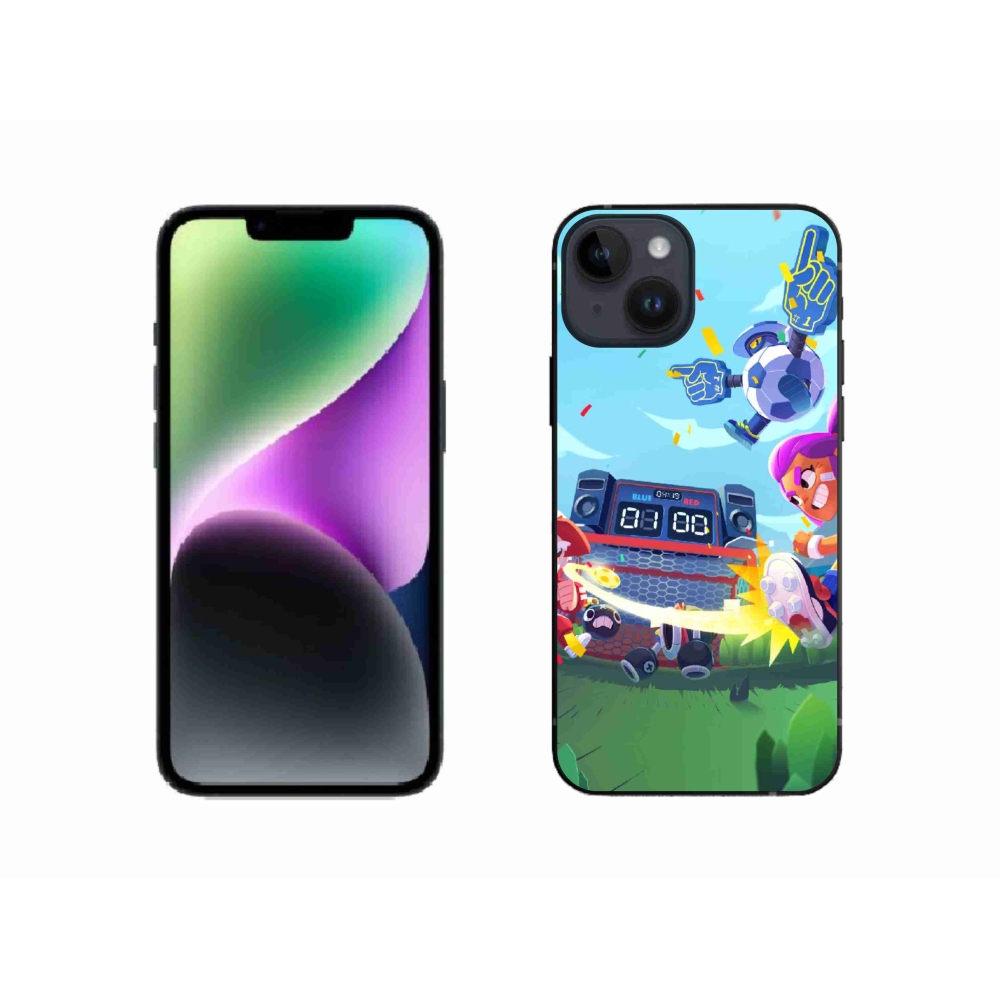Zselés borítás mmCase iPhone 14 készülékhez - verekedés csillagok 1