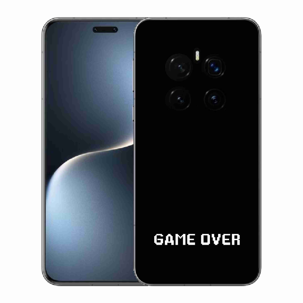 Gél borítás mmCase a Honor Magic 7 Pro 5G számára - játék fekete háttérrel