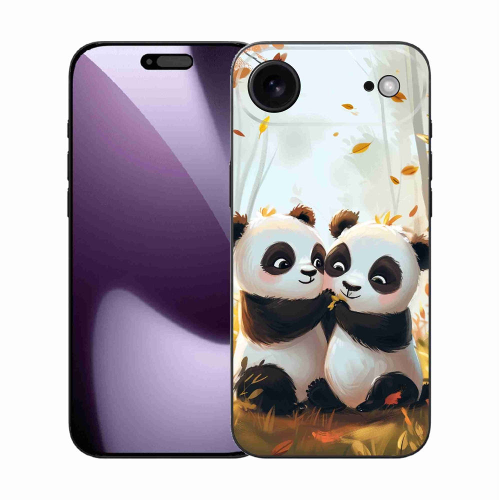 Gél borítás mmCase iPhone 17 Air készülékhez - pandák