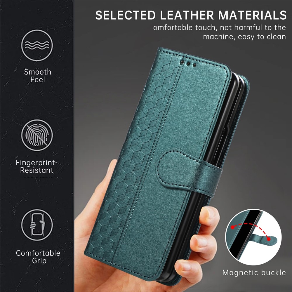 Gridy könyvtáska Samsung Galaxy Z Fold7 5G - zöld