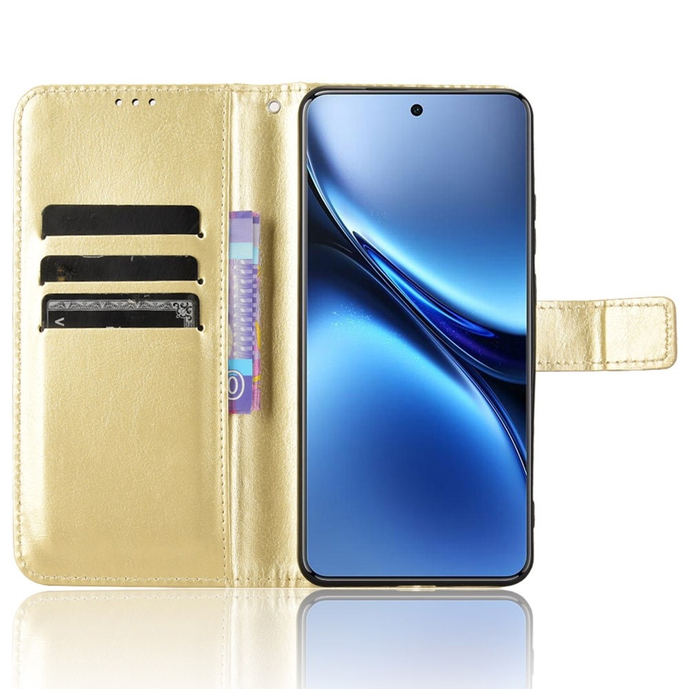 Őrült könyv tok a Vivo X200 Pro 5G-hez - arany színben