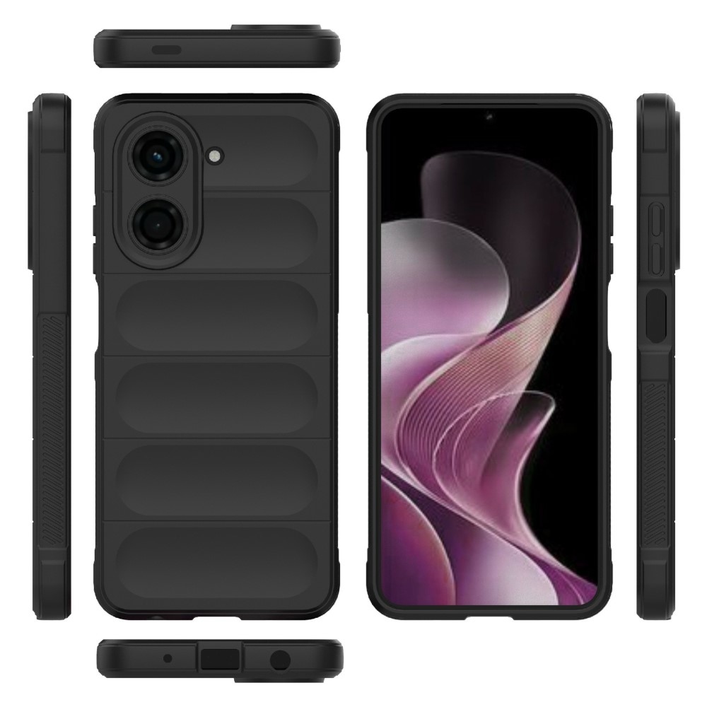 Rugg tartós zselés tok Xiaomi Redmi A5 (171.7x77.8x8.3mm) - fekete
