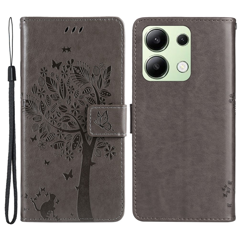 Fák könyve tok Xiaomi Redmi Note 13-hoz - szürke